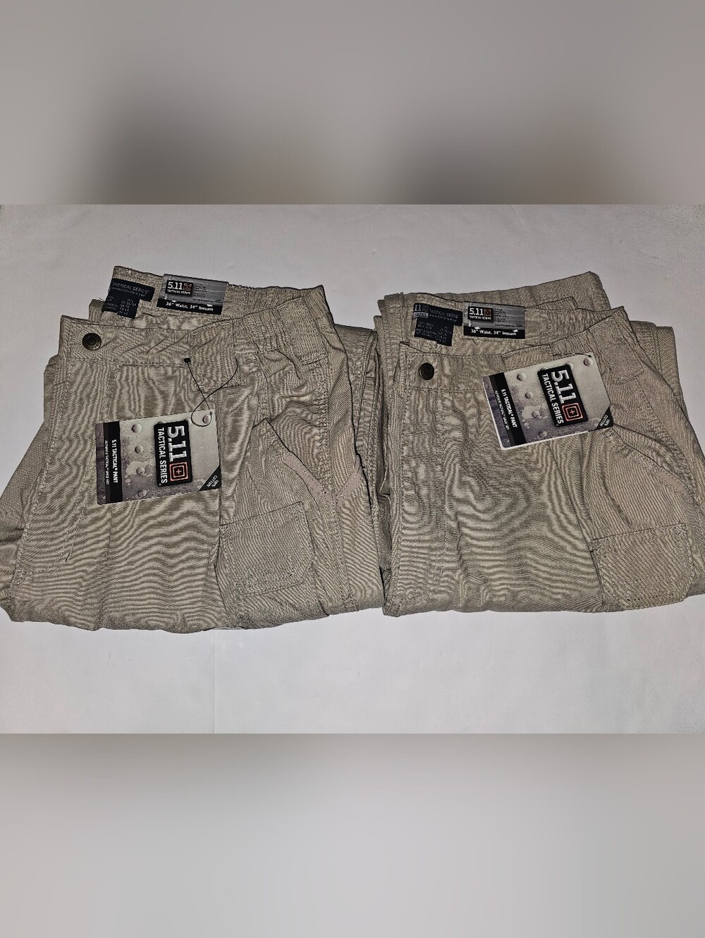 2 NEW Pairs 5.11 Tactical Series Pants 36/34